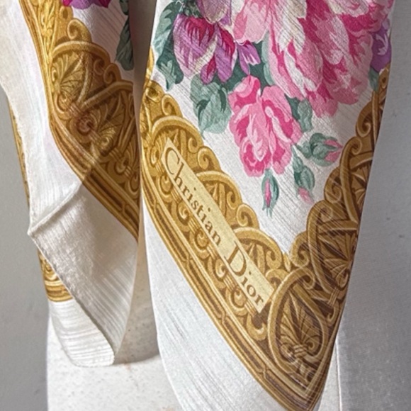 CHRISTIAN DIOR Silk Scarf - Picture 7 of 7